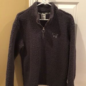 VS PINK SHERPA PULLOVER